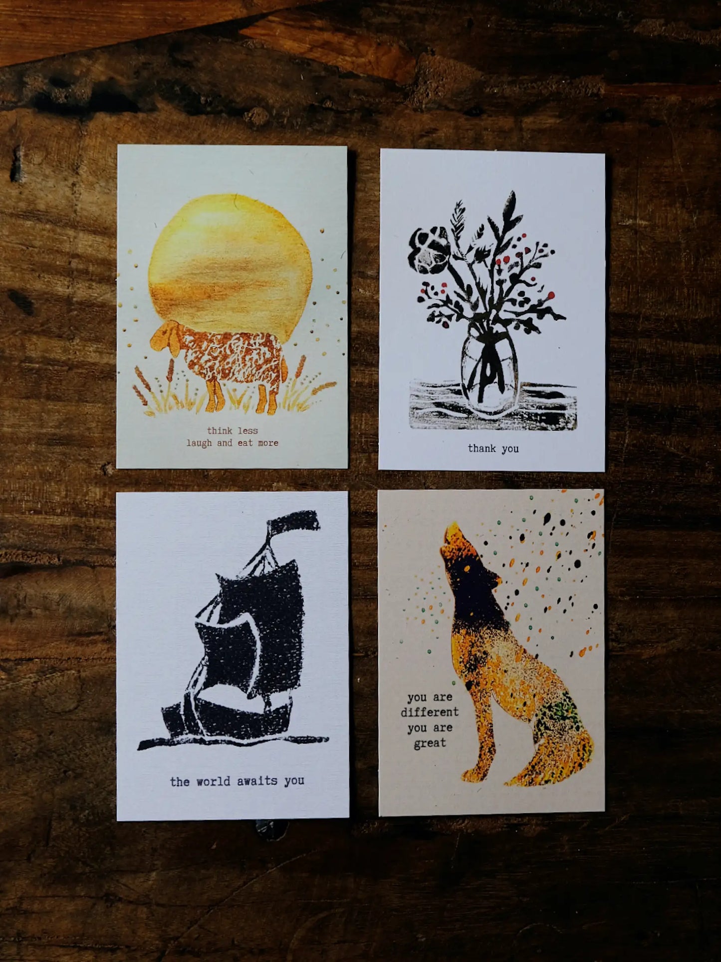 Postkarte, Stempel «Segelschiff»