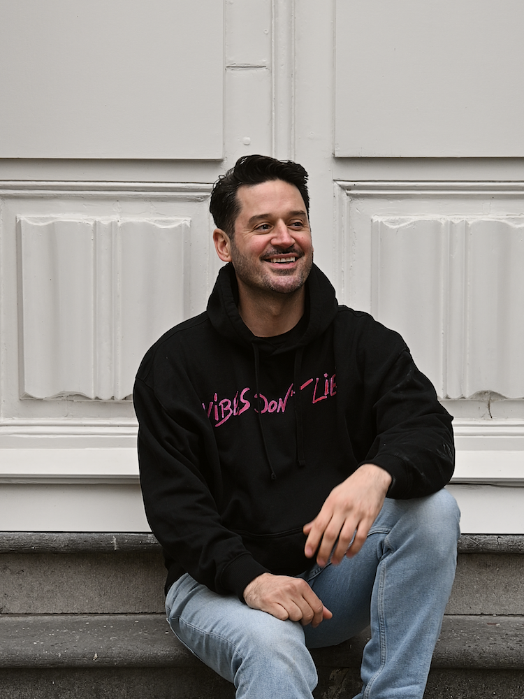 Organic Oversize Hoodie - vibes don't lie
