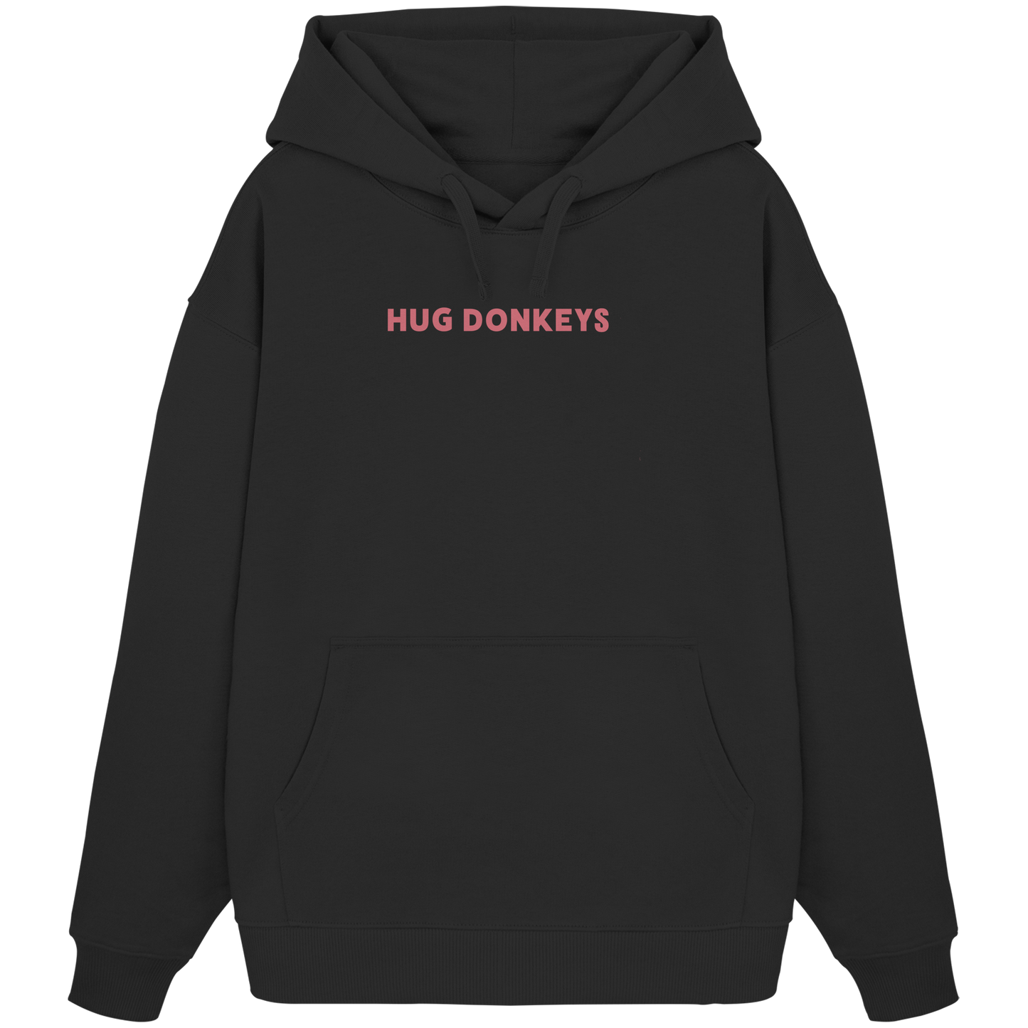 Oversized Hoodie (Bio-Baumwolle)-hug donkeys