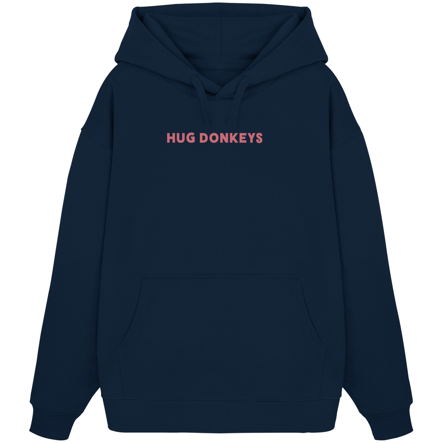 Oversized Hoodie (Bio-Baumwolle)-hug donkeys