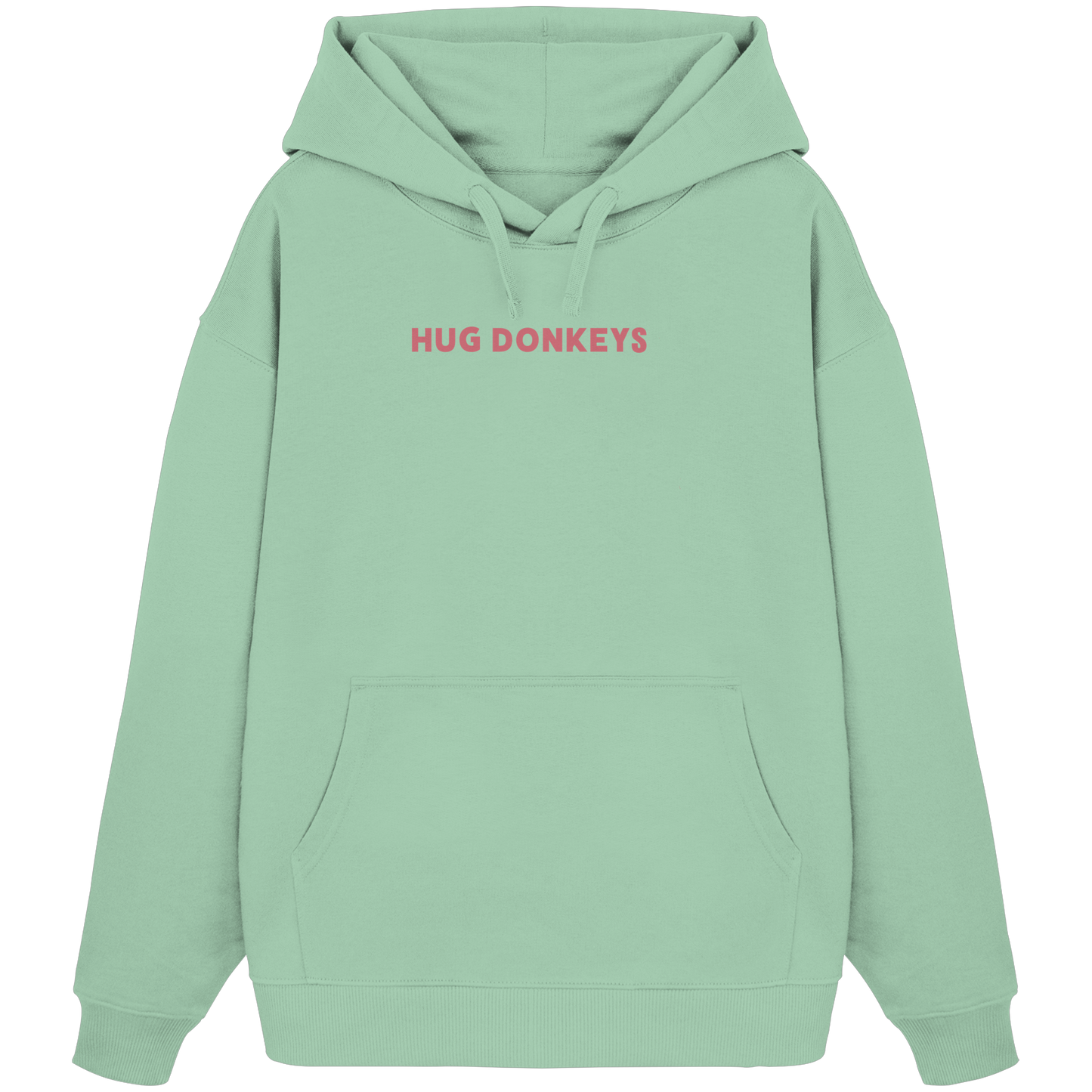 Oversized Hoodie (Bio-Baumwolle)-hug donkeys