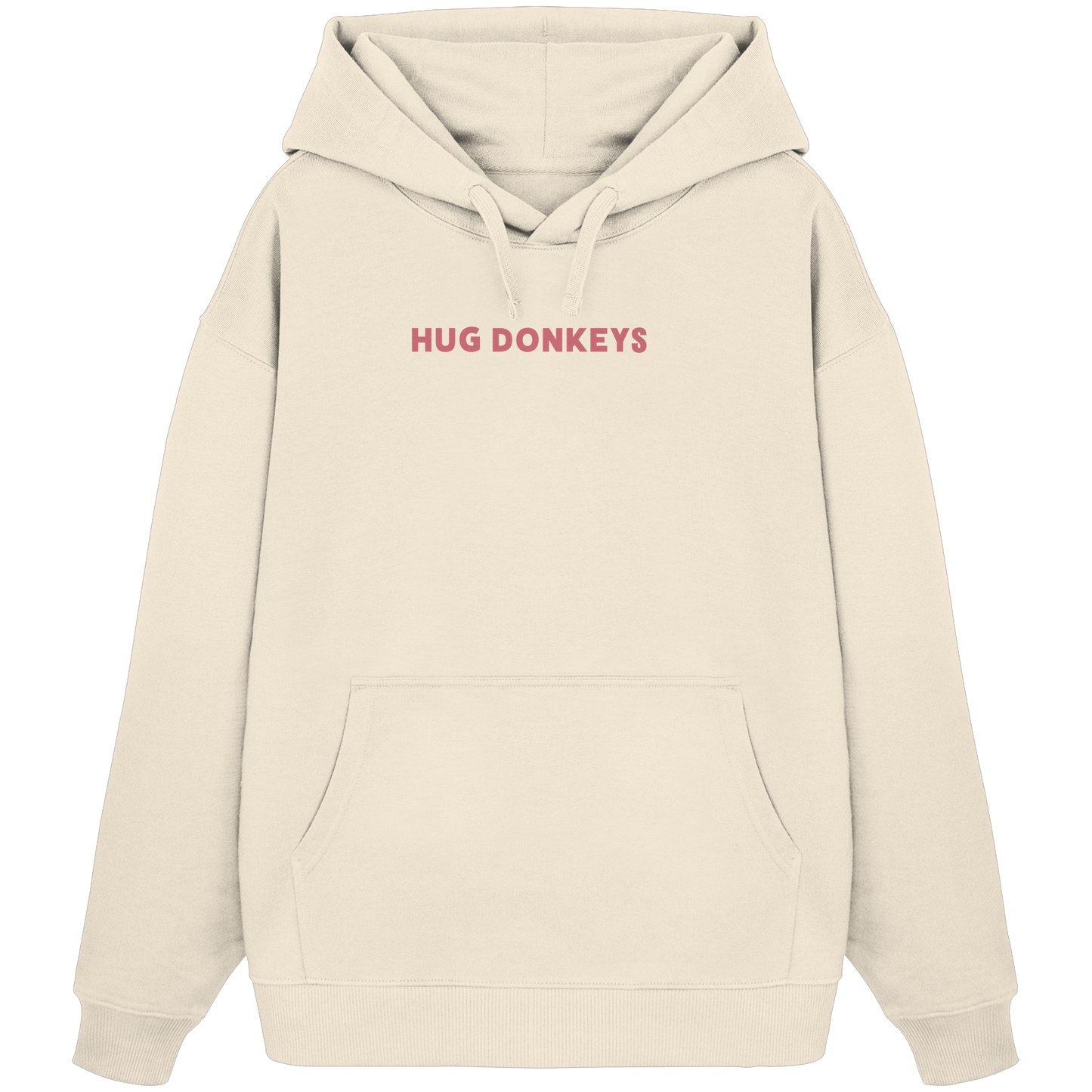 Oversized Hoodie (Bio-Baumwolle)-hug donkeys