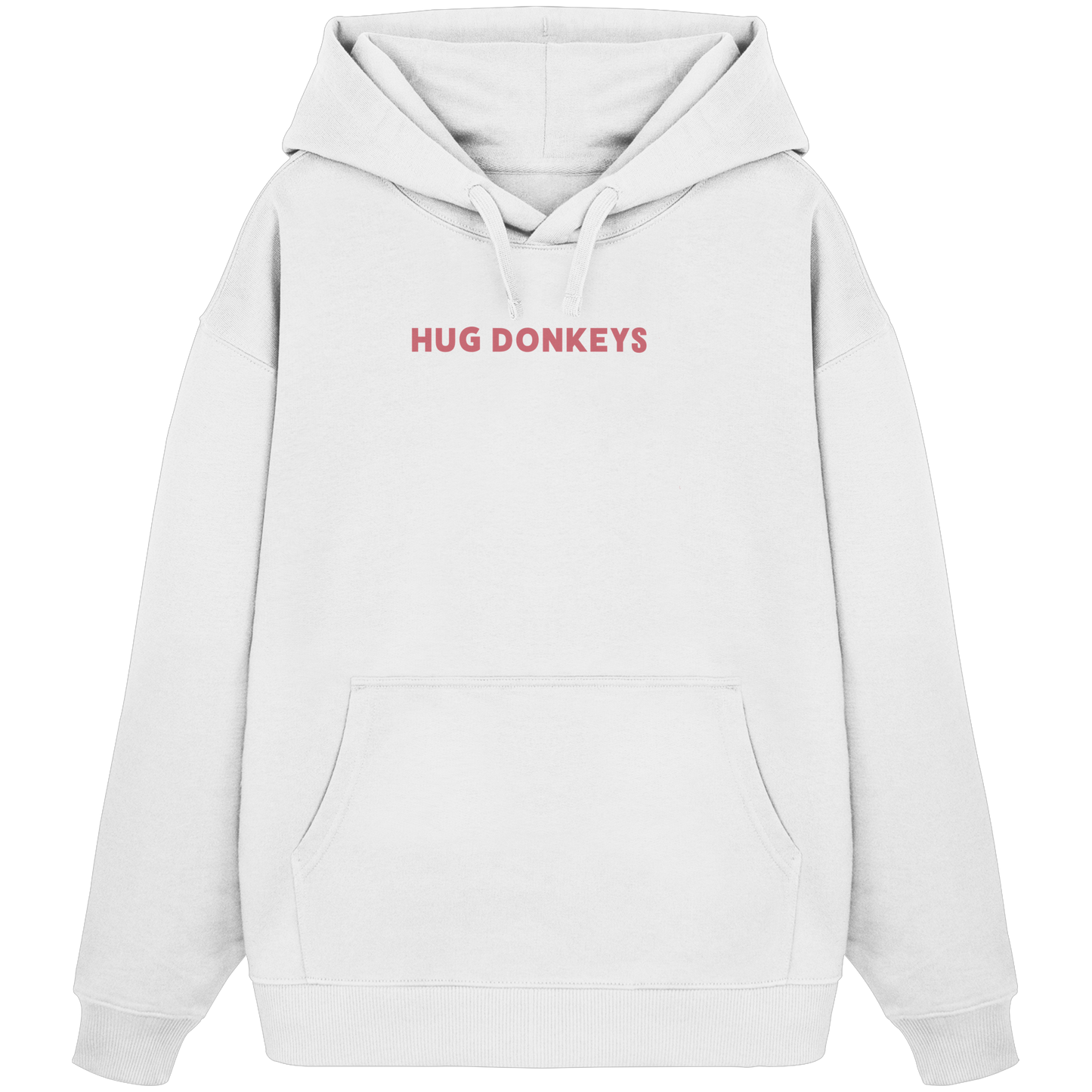 Oversized Hoodie (Bio-Baumwolle)-hug donkeys