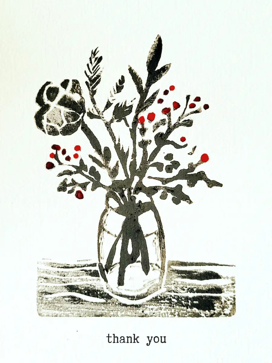 Postkarte, Stempel "thank you"