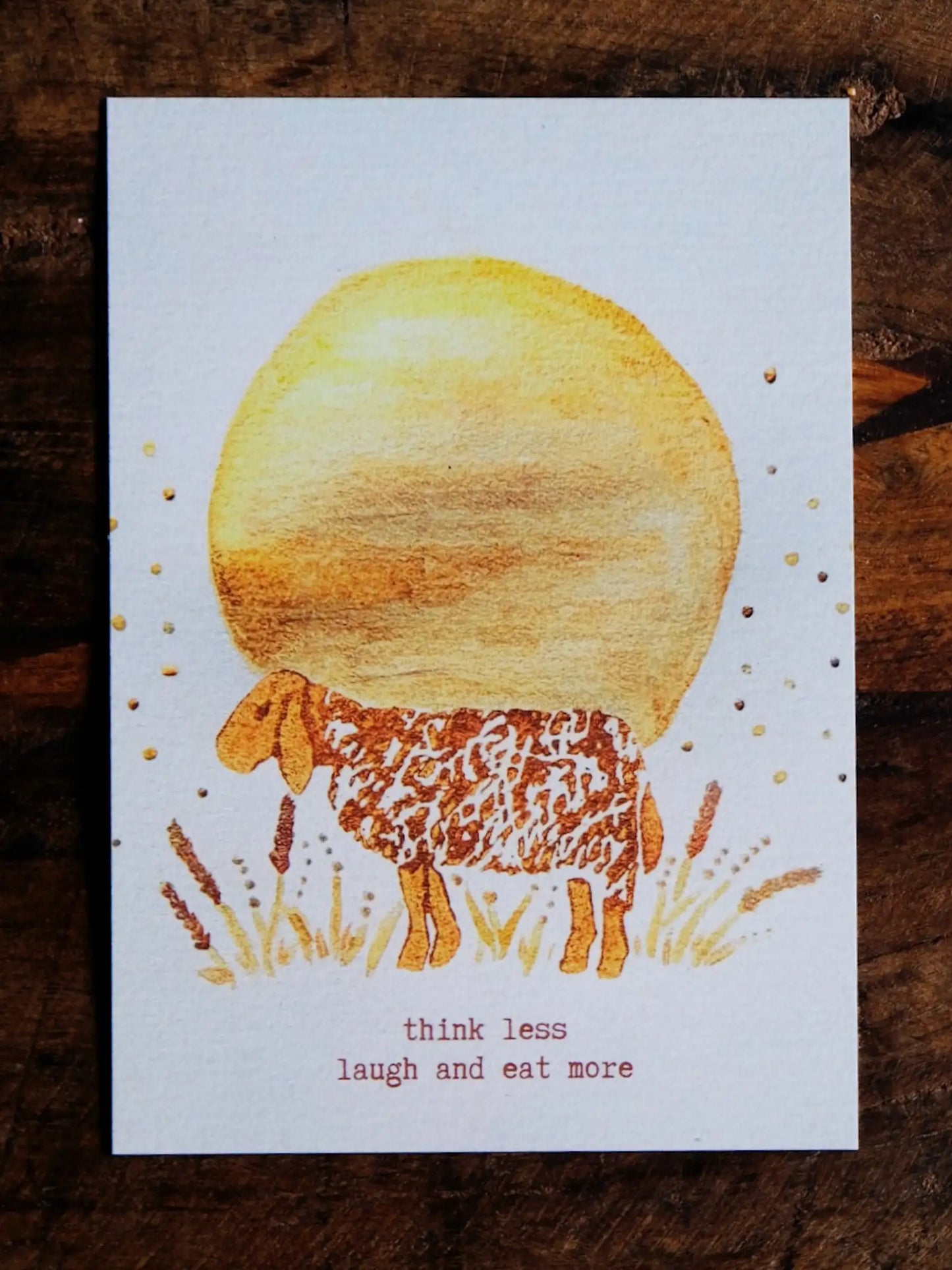 Postkarte, Stempel «Schaf»