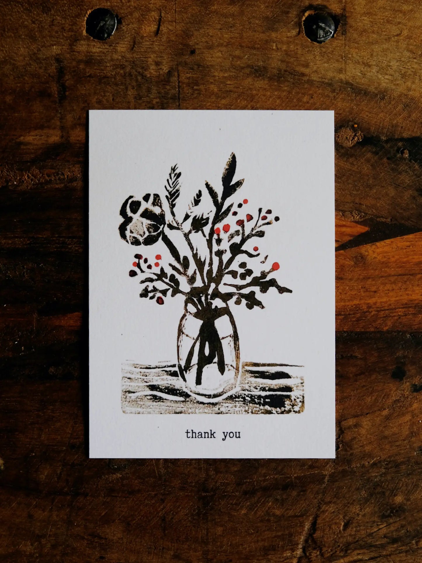 Postkarte, Stempel "thank you"