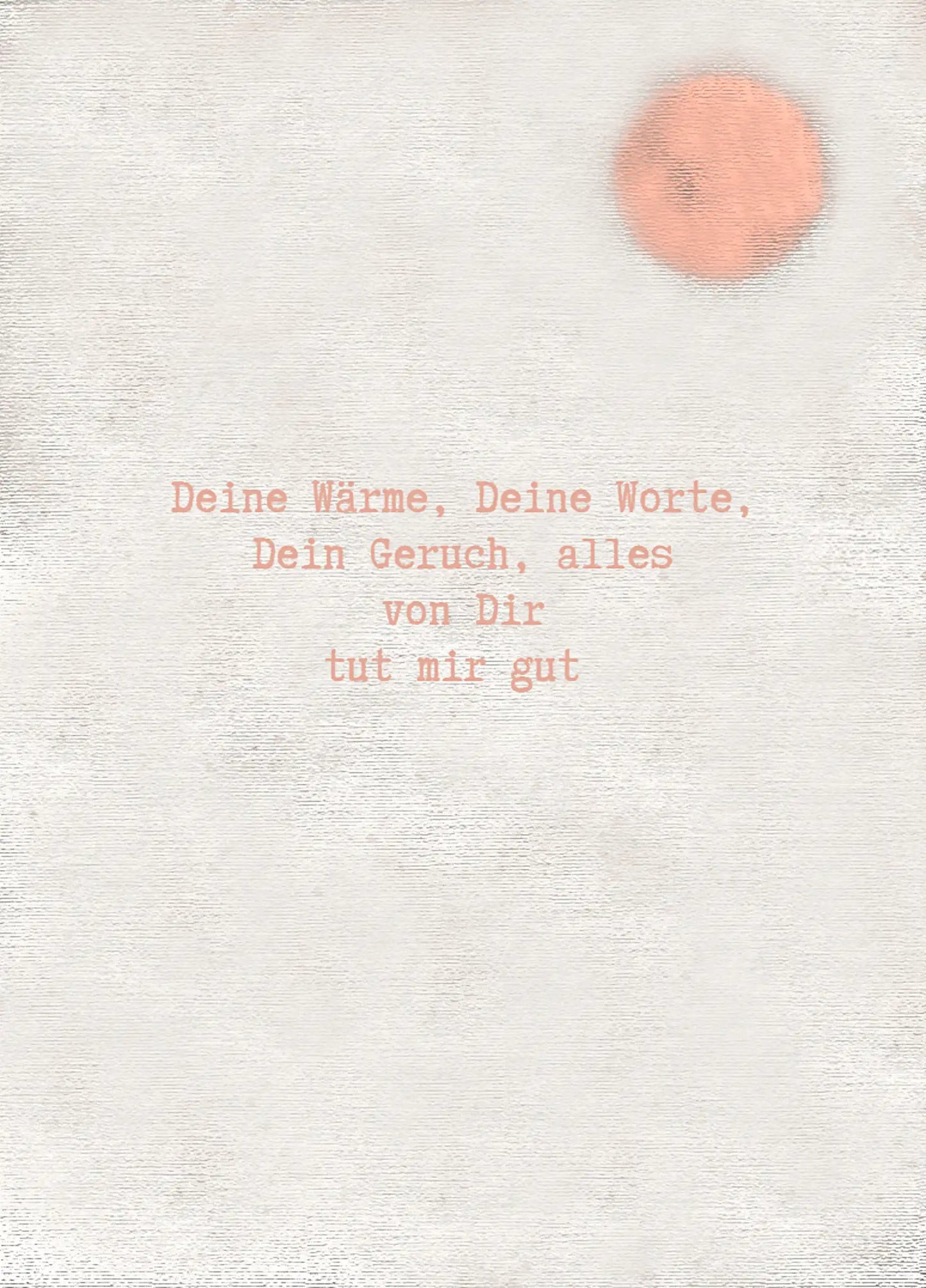 Kunstkarte «Liebe und Freundschaft»