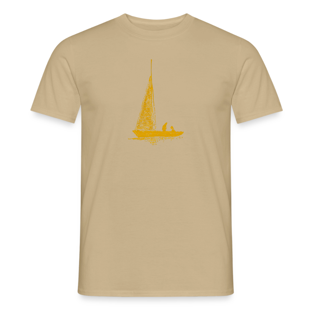 T-Shirt why wait - sand beige