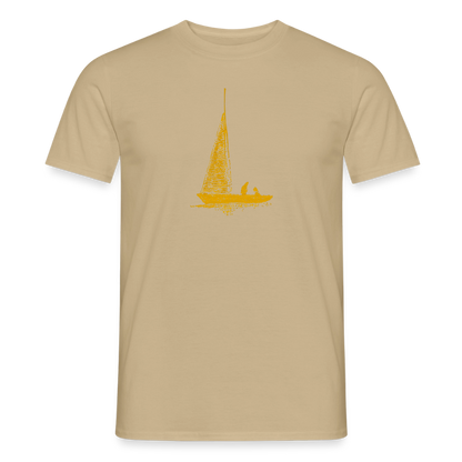 T-Shirt why wait - sand beige