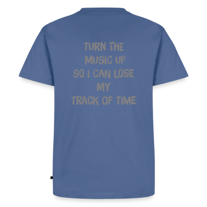 T-Shirt "Music" - stone blue