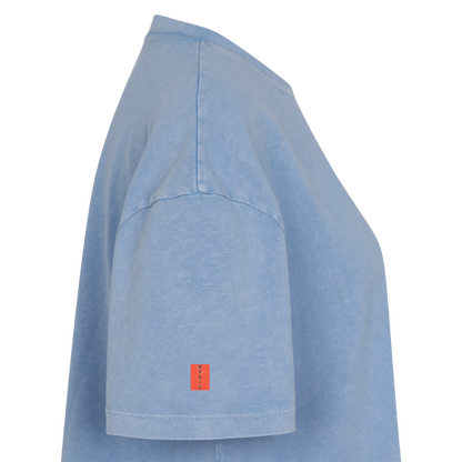 T-Shirt Music Acid Washed - acid washed blue