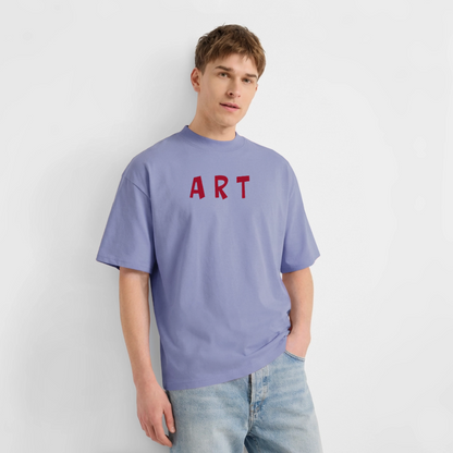 Oversized Unisex Bio T-Shirt Art - violet