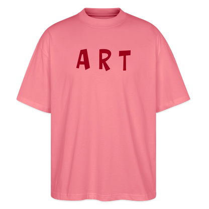Oversized Unisex Bio T-Shirt Art - pink joy 