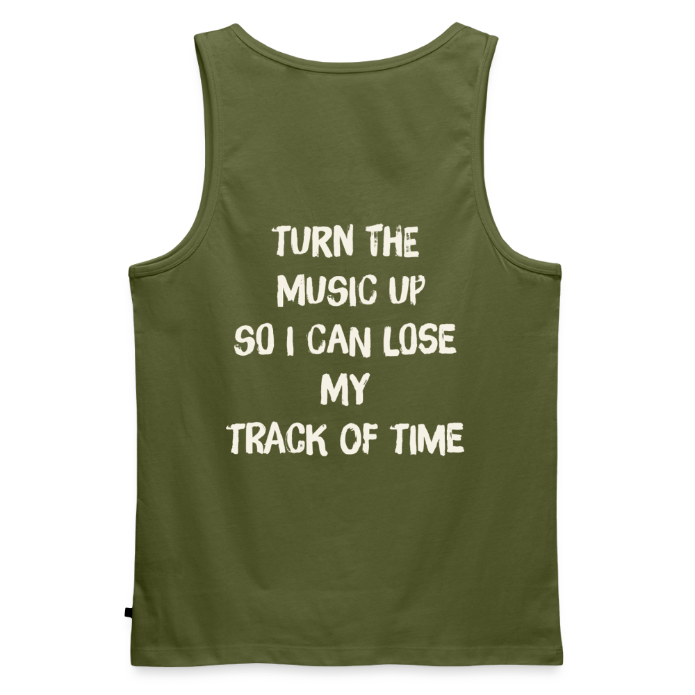 Music Tank Top - khaki