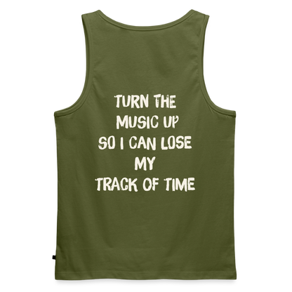 Music Tank Top - khaki