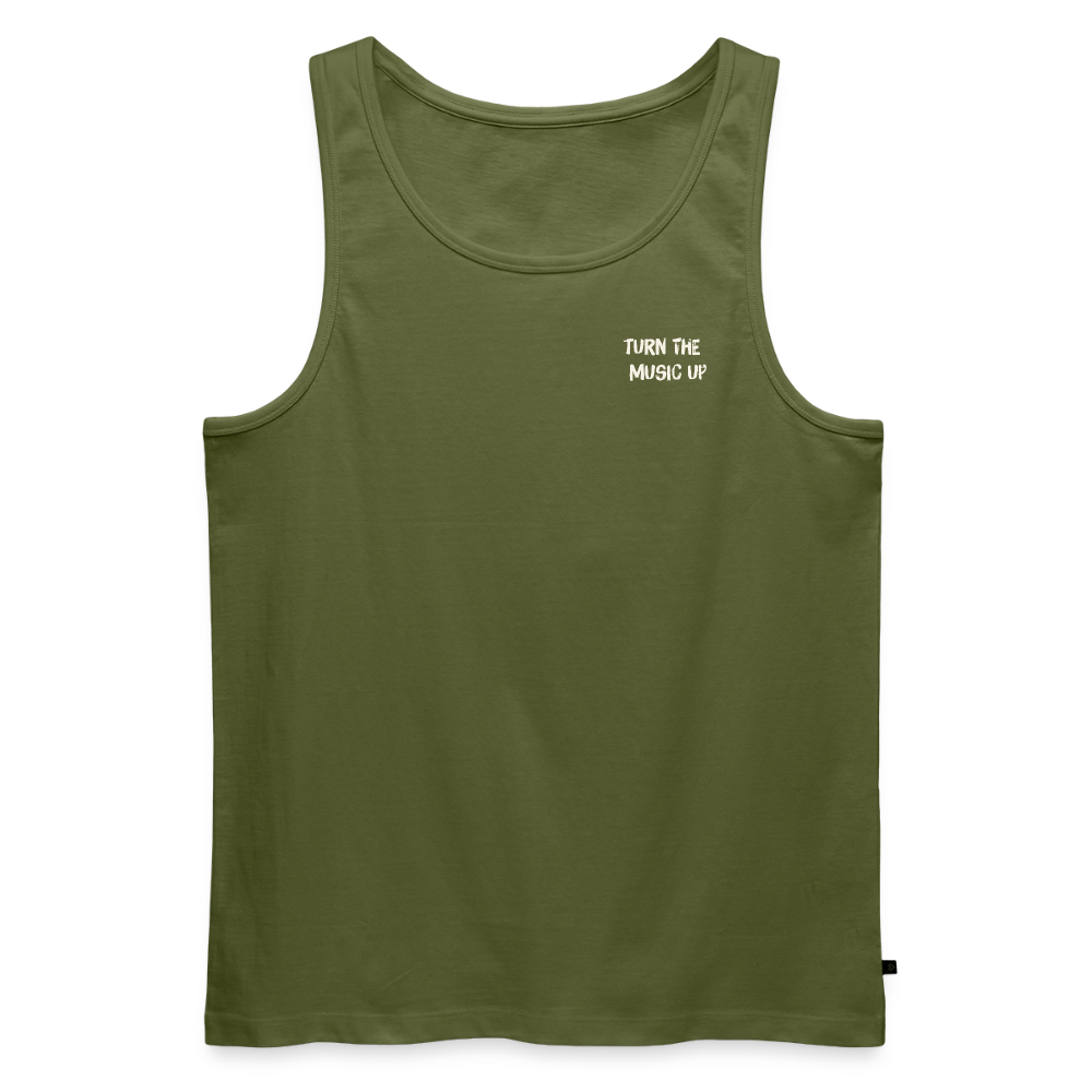 Music Tank Top - khaki