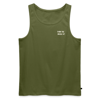 Music Tank Top - khaki