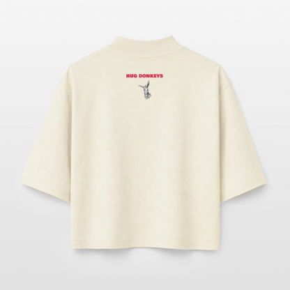 hug donkeys boxy shirt - soft Ecru