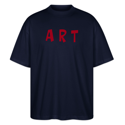 Oversized Unisex Bio T-Shirt Art - navy
