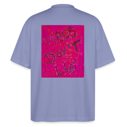 Oversized Unisex Bio T-Shirt Vibes don't lie - violet