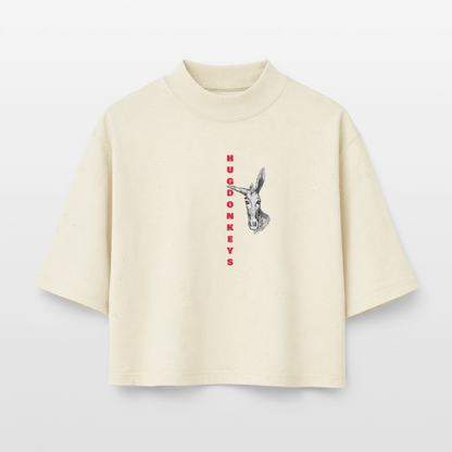 hug donkeys boxy shirt - soft Ecru