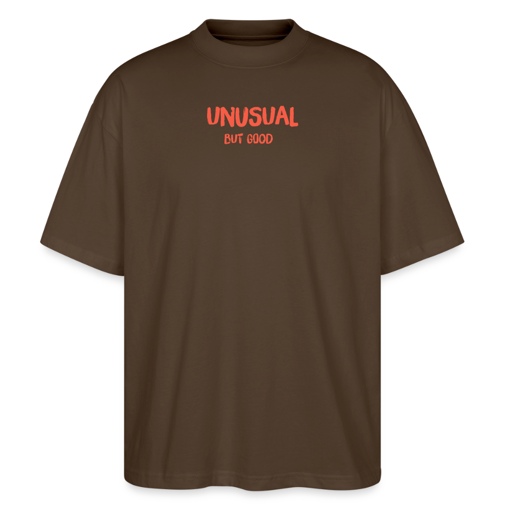 Oversized Unisex Bio T-Shirt unusual but good aktuell - mocha