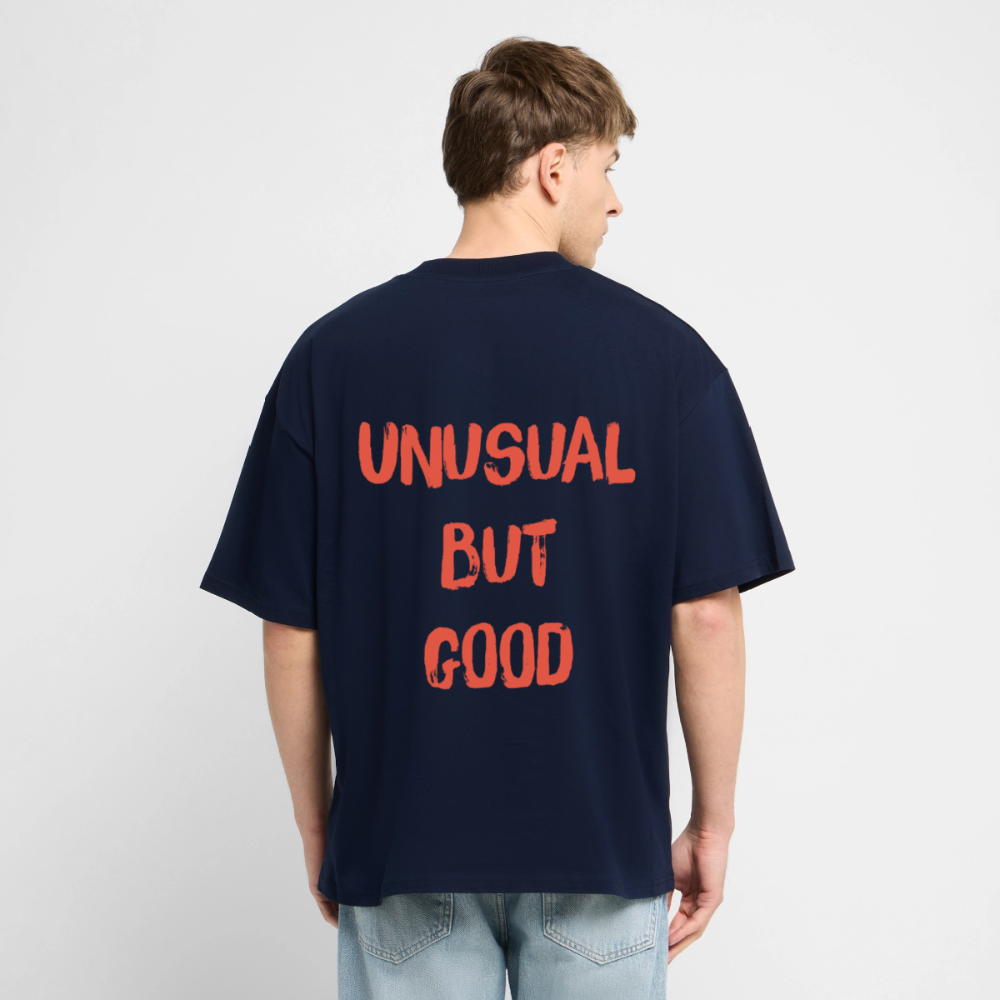 Oversized Unisex Bio T-Shirt unusual but good aktuell - navy