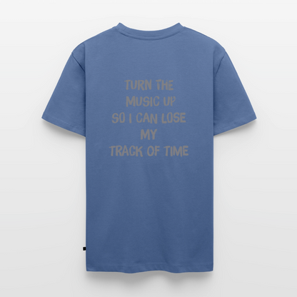 T-Shirt "Music" - stone blue