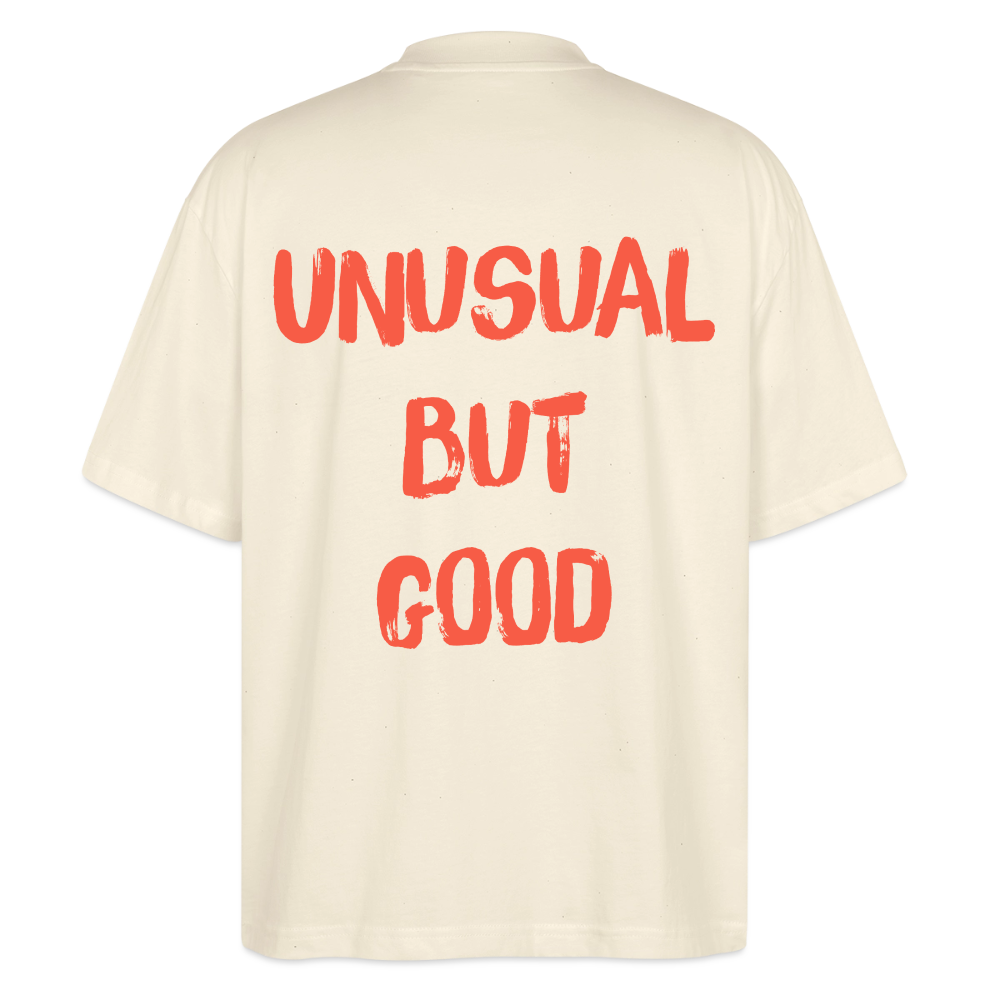 Oversized Unisex Bio T-Shirt unusual but good aktuell - soft Ecru