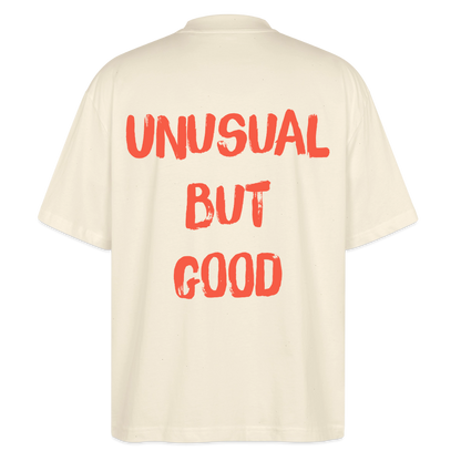 Oversized Unisex Bio T-Shirt unusual but good aktuell - soft Ecru