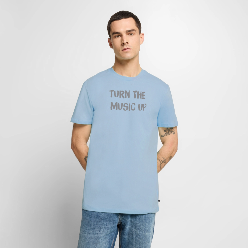 T-Shirt "Music" - light blue
