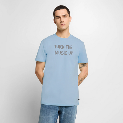 T-Shirt "Music" - light blue