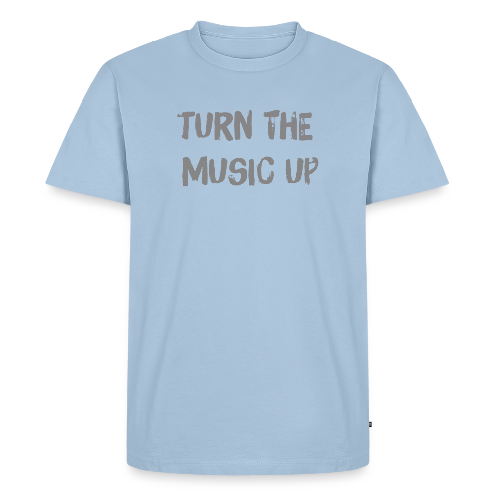 T-Shirt "Music" - light blue