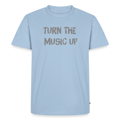 T-Shirt "Music" - light blue