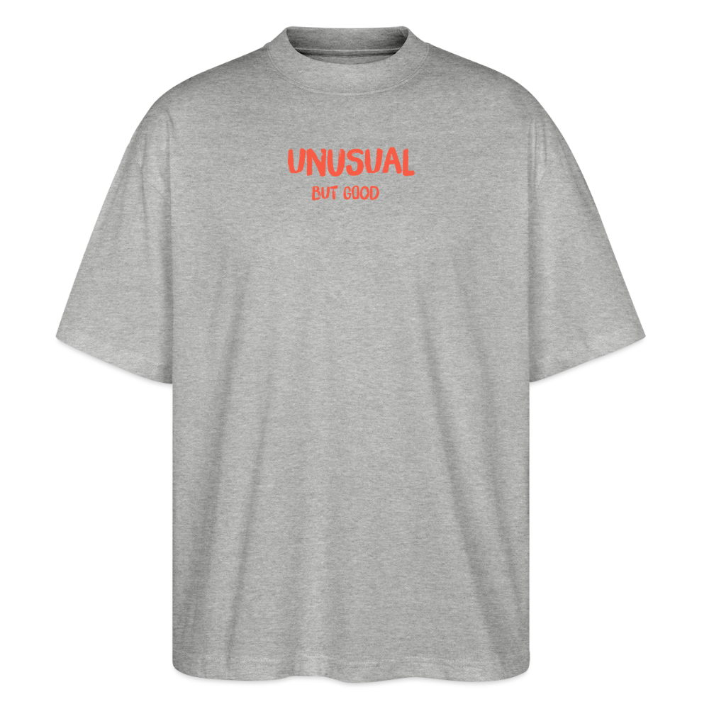 Oversized Unisex Bio T-Shirt unusual but good aktuell - heather grey