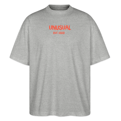 Oversized Unisex Bio T-Shirt unusual but good aktuell - heather grey