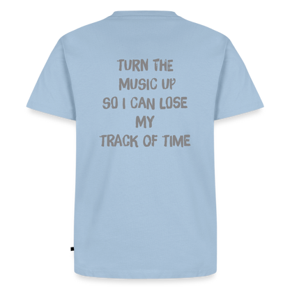 T-Shirt "Music" - light blue