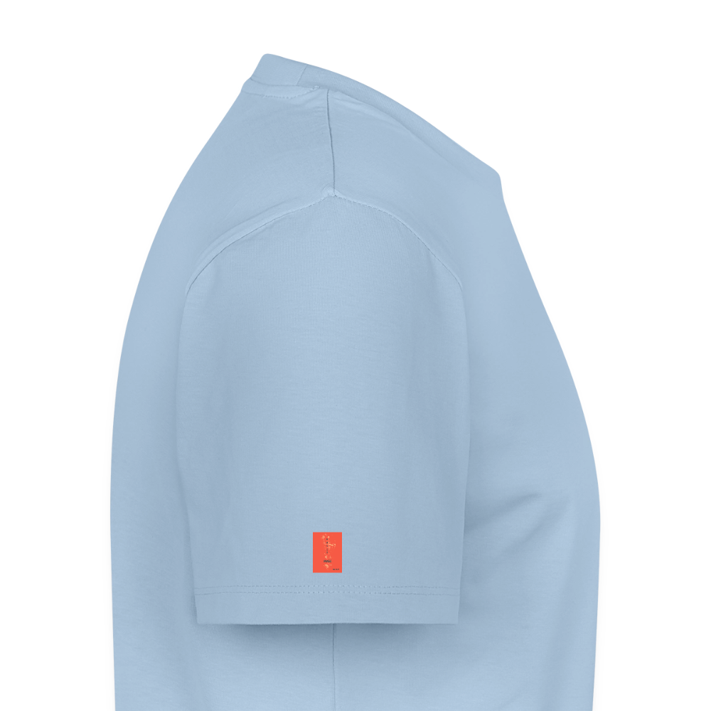 T-Shirt "Music" - light blue