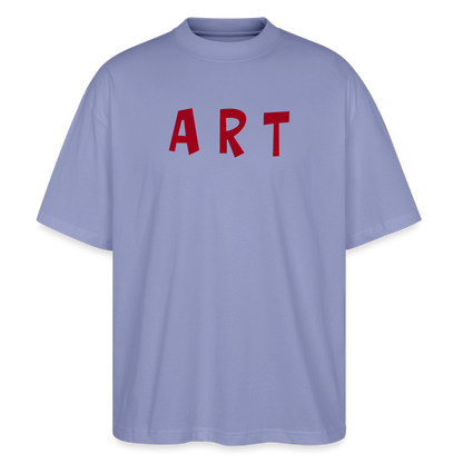 Oversized Unisex Bio T-Shirt Art - violet
