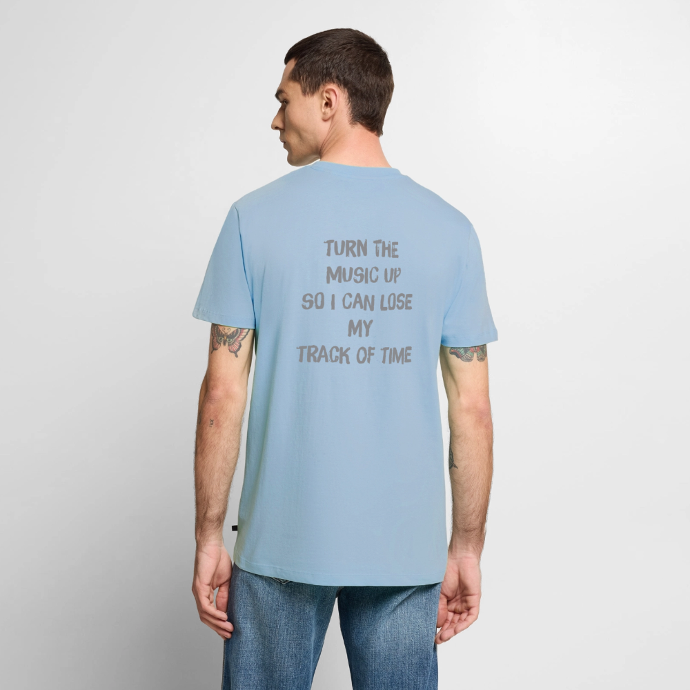 T-Shirt "Music" - light blue