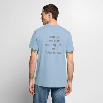 T-Shirt "Music" - light blue