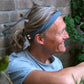 Schmales Haarband aus Rib-Jersey, Blau