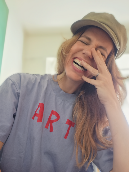 Oversized T-Shirt «ART» aus Bio-Baumwolle