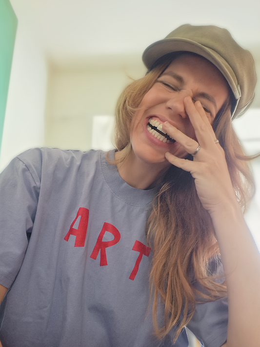 Oversized T-Shirt «ART» aus Bio-Baumwolle