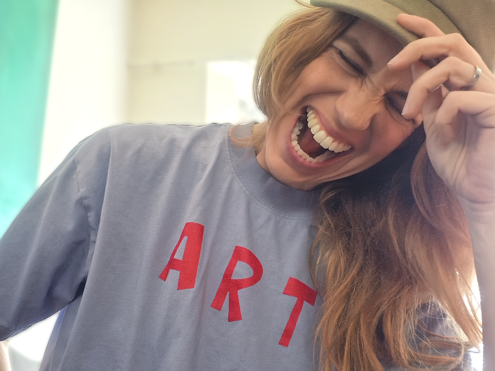 Oversized T-Shirt «ART» aus Bio-Baumwolle