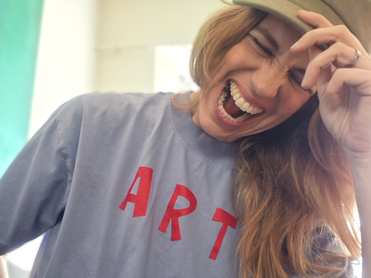 Oversized T-Shirt «ART» aus Bio-Baumwolle