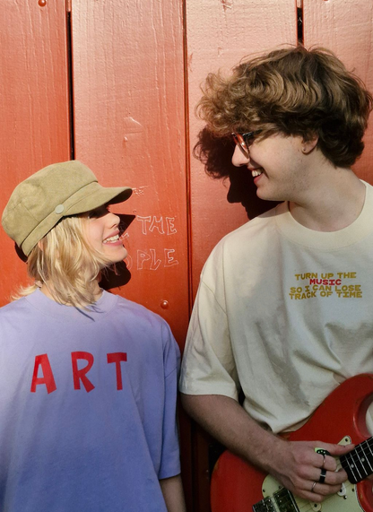 Oversized T-Shirt «ART» aus Bio-Baumwolle