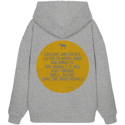 Oversized Hoodie (Bio-Baumwolle)-hug donkeys