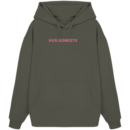 Oversized Hoodie (Bio-Baumwolle)-hug donkeys