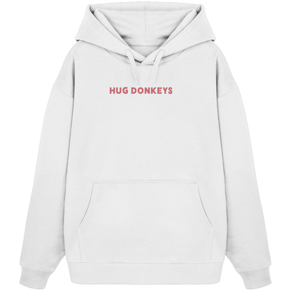 Oversized Hoodie (Bio-Baumwolle)-hug donkeys